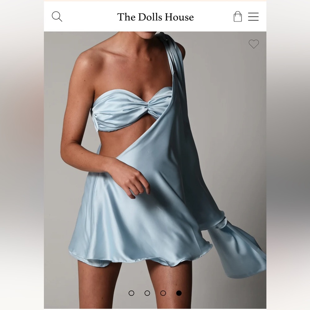 The Dolls House Anthia Dress in Sky Blue - worn once, perfect condition!